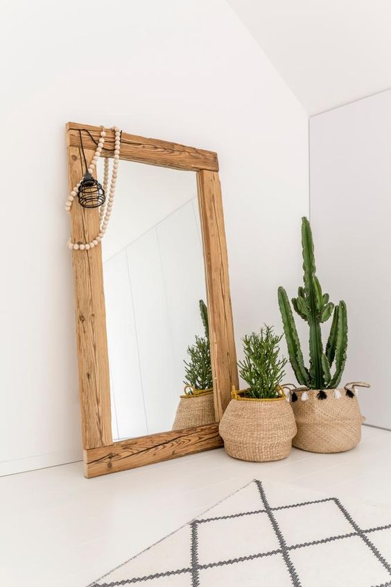 Design your own barn wood mirror