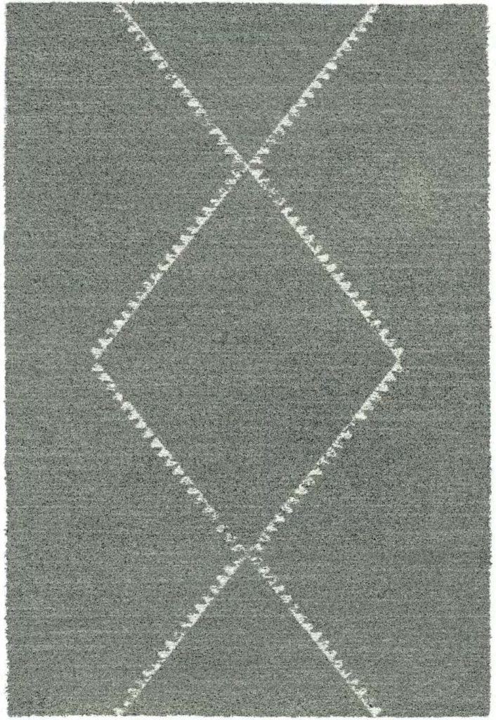 Decorative rugs | Amiani collection | Clean patterns | Grey green